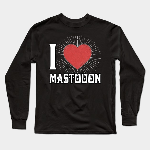 Graphic Lovely Mastodon Name Called Vintage Classic Styles Long Sleeve T-Shirt by Gorilla Animal